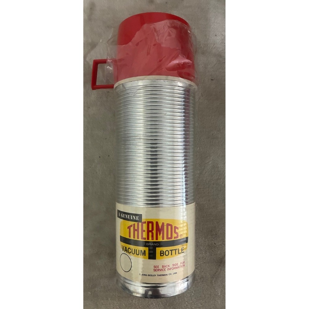 Vintage Thermos Pint Size Vacuum Bottle #2284 Norwich Conn USA NEW